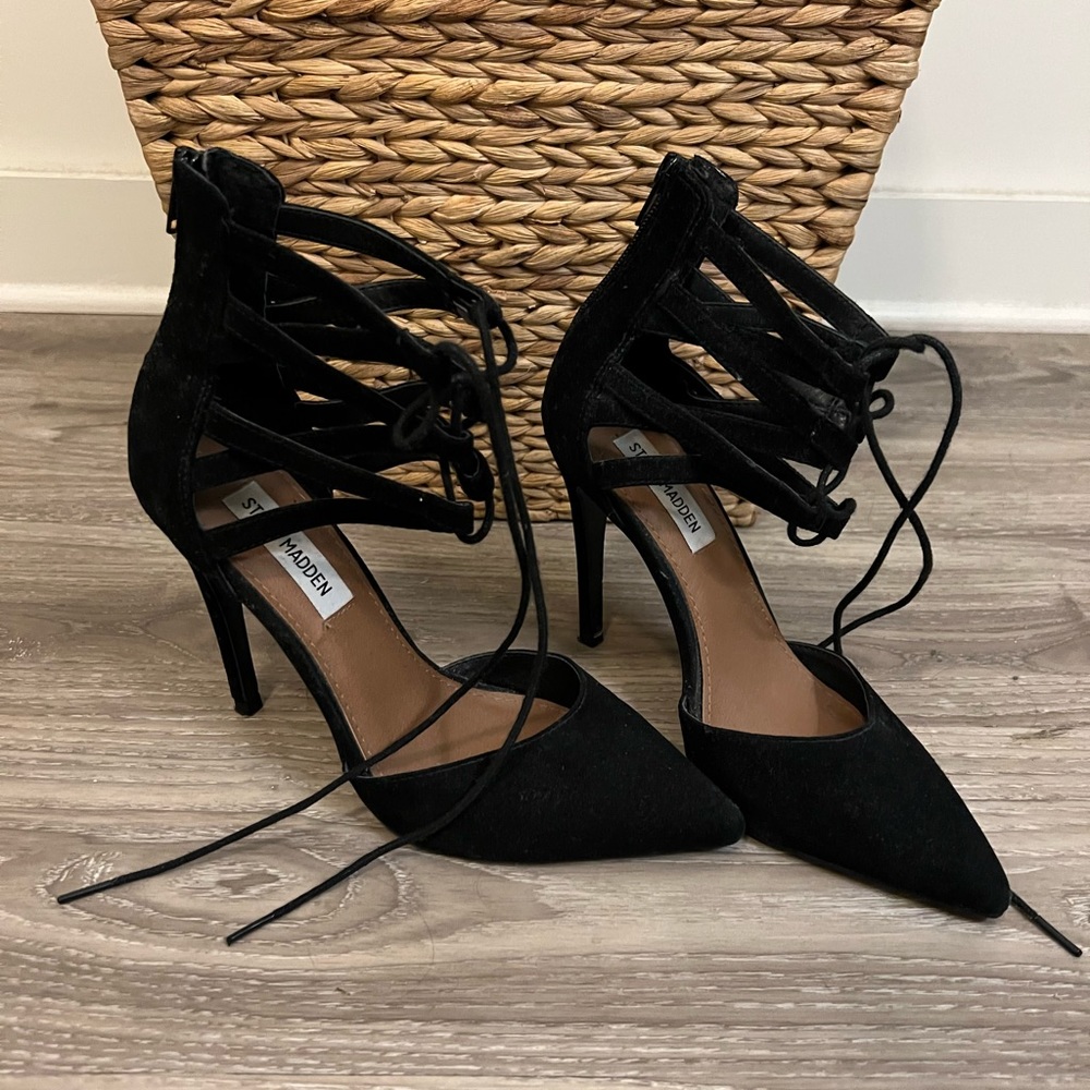 Steve Madden Heels Black Size 7